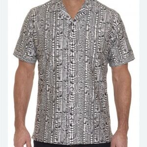 Robert Graham GOLIATH $198 Classic Fit Short Sleeve Shirt XL